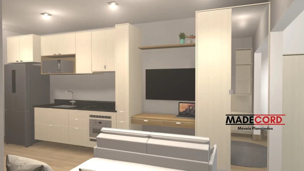 VOXX VILA NOVA 24m² com móveis planejados